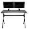 Flash Furniture Black Gaming Desk-Cup Holder/Reclining Chair Set BLN-X20D1904-BK-GG - alternate 9